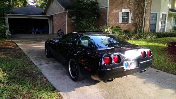 1992 BLACK Chevrolet Corvette COUPE