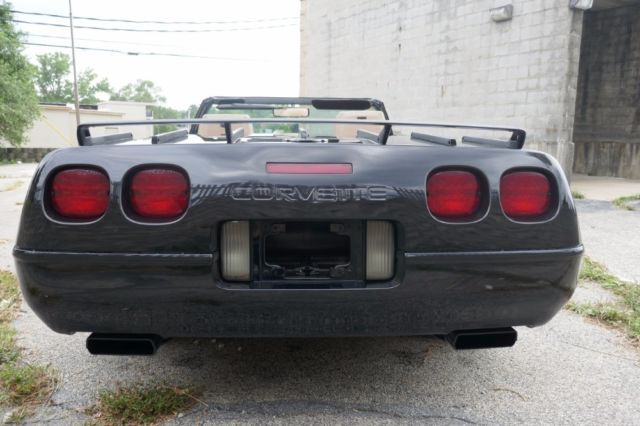 1992 Black Chevrolet Corvette Convertible