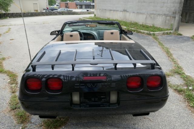 1992 Black Chevrolet Corvette Convertible