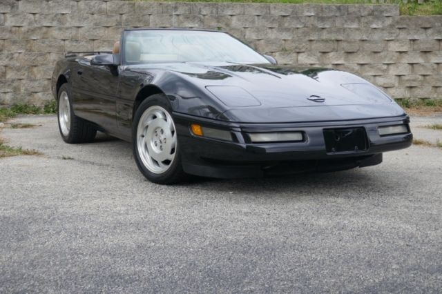1992 Black Chevrolet Corvette Convertible