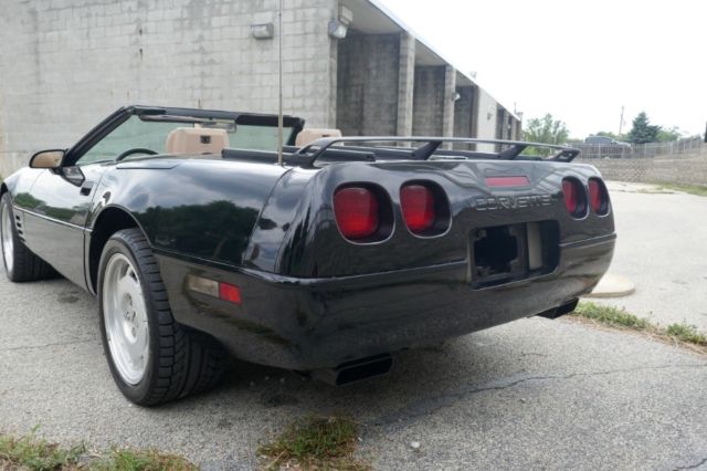1992 Black Chevrolet Corvette Convertible