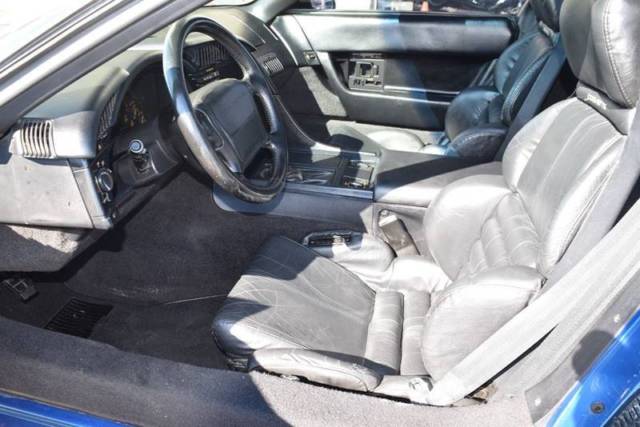1992 Blue Chevrolet Corvette Hatchback