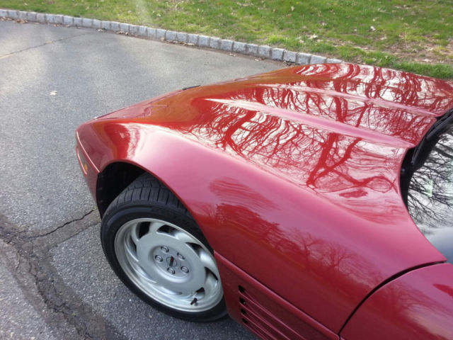 1992 Burgundy Chevrolet Corvette Coupe