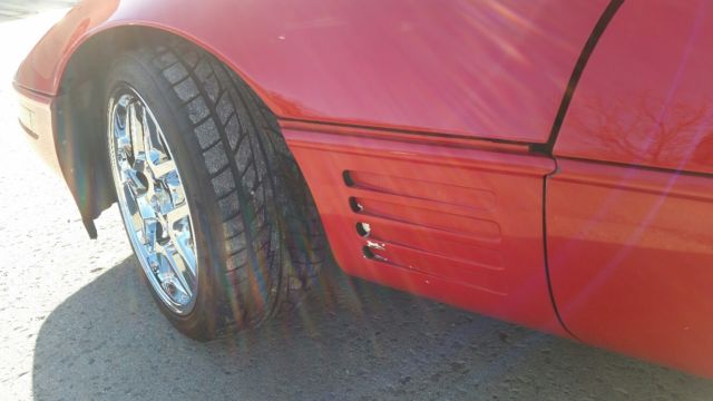 1992 Red Chevrolet Corvette Hatchback