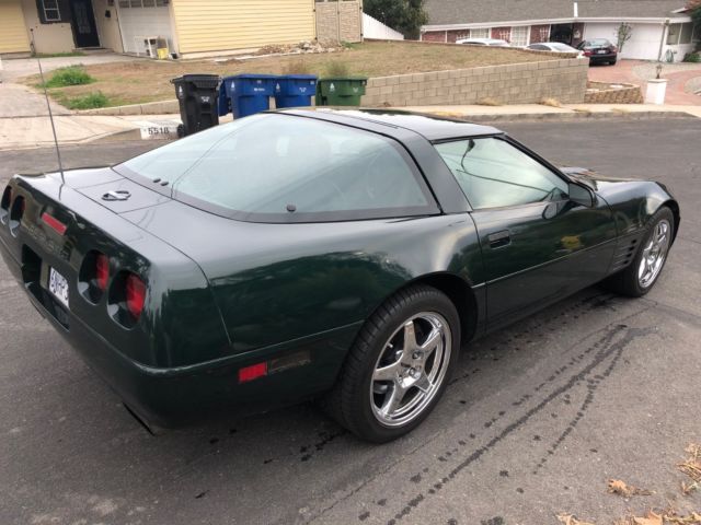 1992 Green Chevrolet Corvette Coupe
