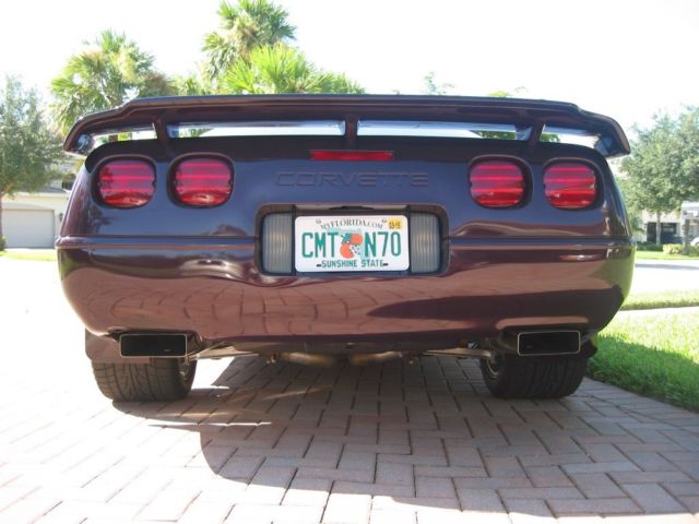1992 Black Rose Metallic Chevrolet Corvette Coupe