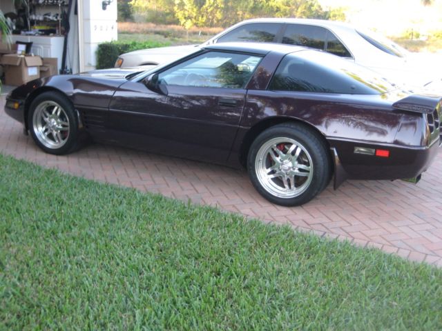 1992 Black Rose Metallic Chevrolet Corvette Coupe