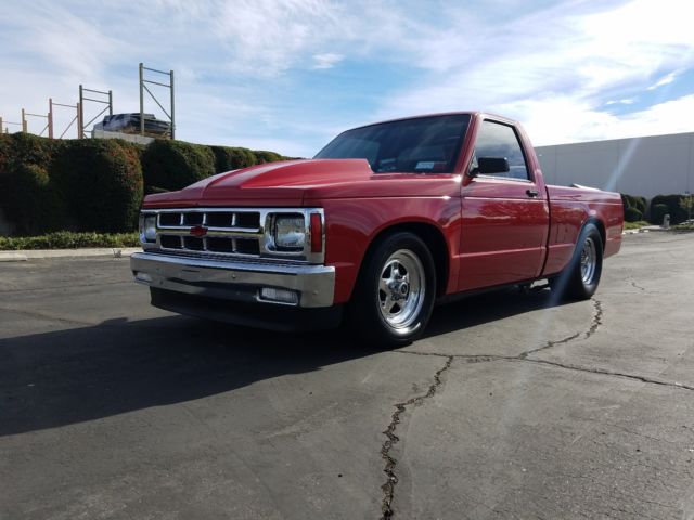 1992 Red Chevrolet S-10 Standard