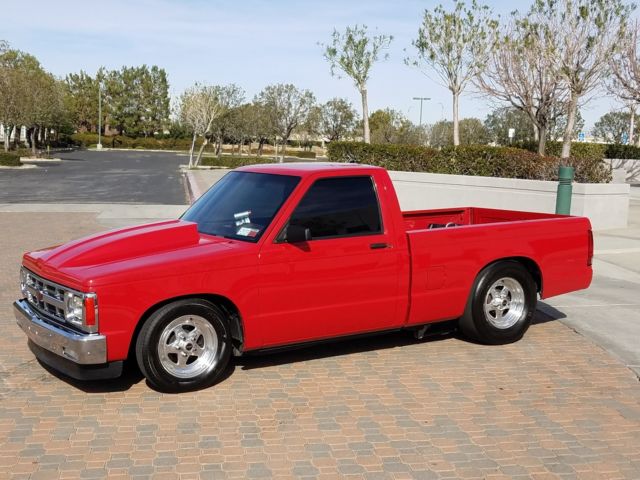 1992 Red Chevrolet S-10 Standard