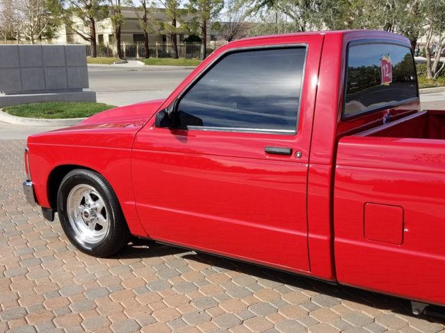 1992 Red Chevrolet S-10 Standard