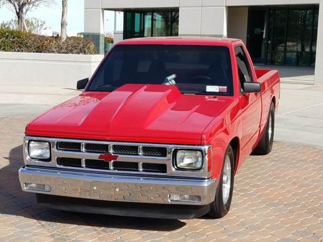 1992 Red Chevrolet S-10 Standard
