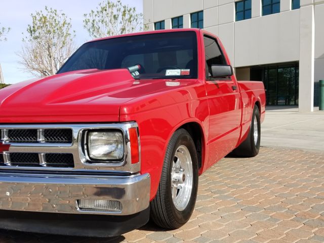 1992 Red Chevrolet S-10 Standard