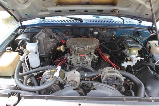 1992 Blue Chevrolet S-10 Standard Cab Pickup