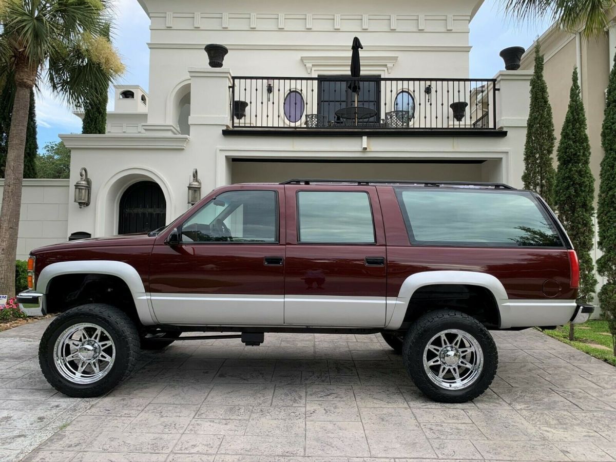 1992 Burgundy Chevrolet Suburban SUV