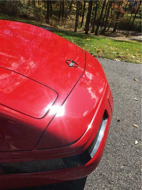 1992 Red Chevrolet Corvette --