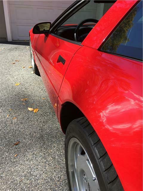 1992 Red Chevrolet Corvette --