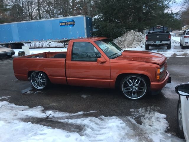 1992 Orange Chevrolet C-10