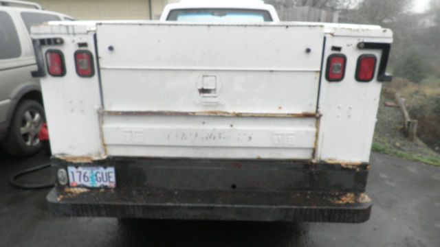 1992 White Chevrolet C/K Pickup 2500 Standard Cab w/Utility Box