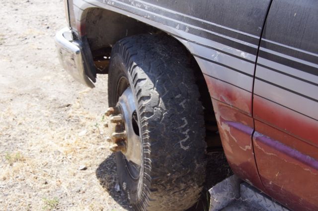 1992 grey white and rust Chevrolet C/K Pickup 3500 Extended Crew Cab Pickup