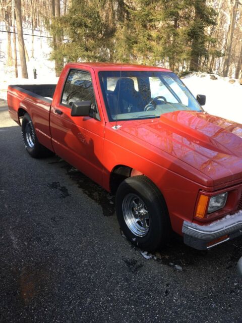1992 Red Chevrolet S-10