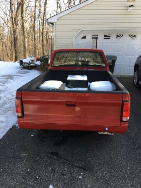 1992 Red Chevrolet S-10