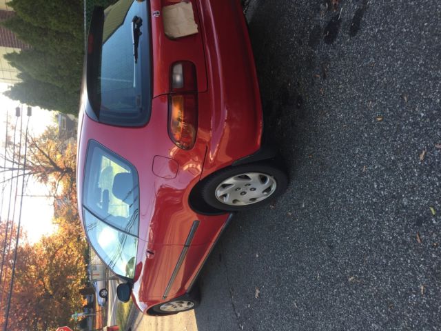 1992 Red Honda Civic Hatchback