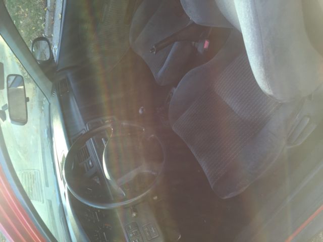 1992 Red Honda Civic Hatchback