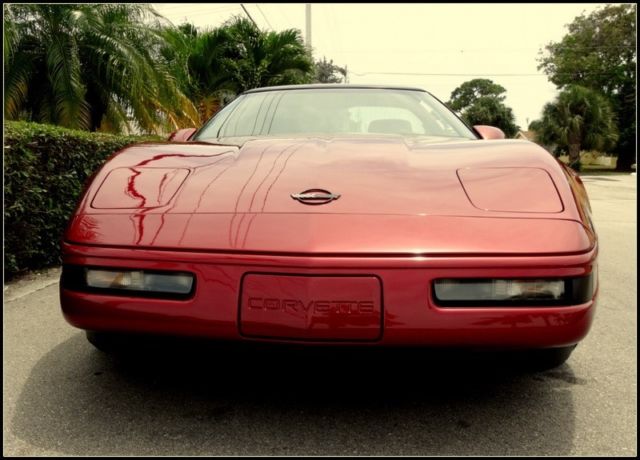 1992 Red Chevrolet Corvette Convertible