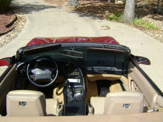 1992 Red Chevrolet Corvette Convertible