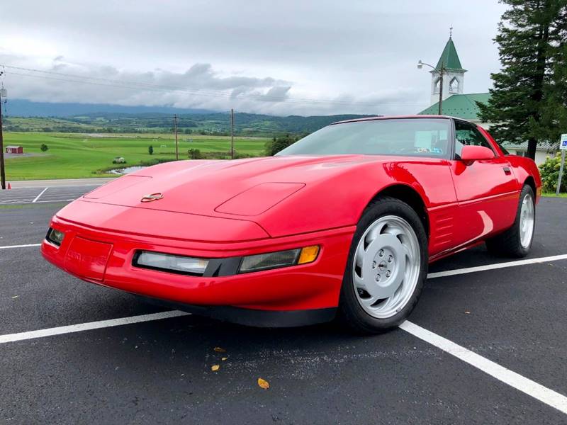 1992 Red Chevrolet Corvette Hatchback