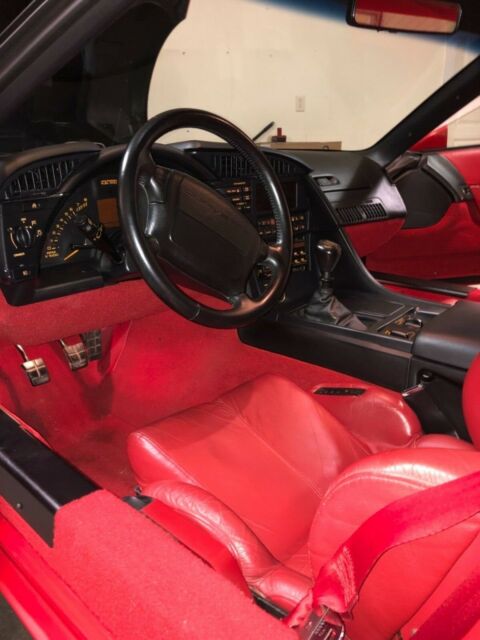 1992 Red Chevrolet Corvette Coupe