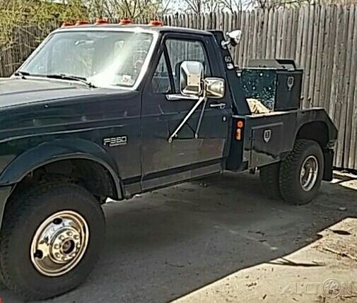 1992 Teal Ford F-350 Cab & Chassis