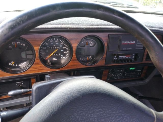 1992 Blue Dodge D250 Extended Cab Pickup