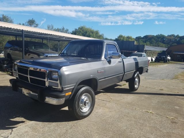 1992 Silver/Grey Dodge Other Pickups 3/4 Ton