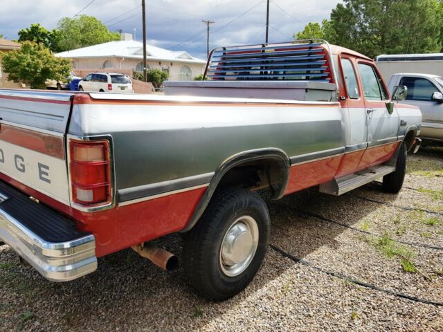 1992 Red Dodge Ram 2500 Crew Cab Pickup