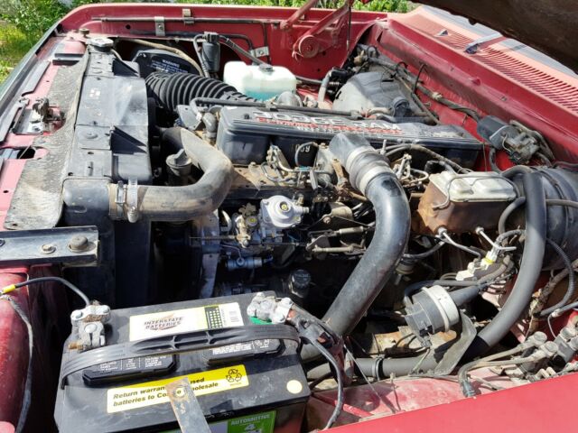 1992 Red Dodge Ram 2500 Crew Cab Pickup