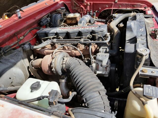 1992 Red Dodge Ram 2500 Crew Cab Pickup