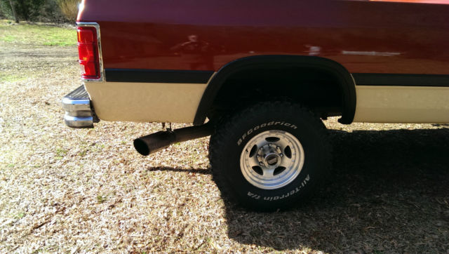 1992 Bronze and tan Dodge Power Wagon Standard Cab Pickup