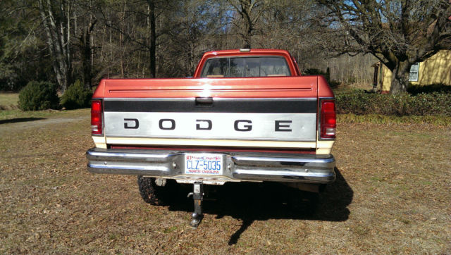 1992 Bronze and tan Dodge Power Wagon Standard Cab Pickup