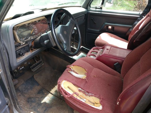 1991 Green Dodge Ram 2500 Service Utility body