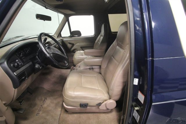 1992 Blue Ford Bronco SUV