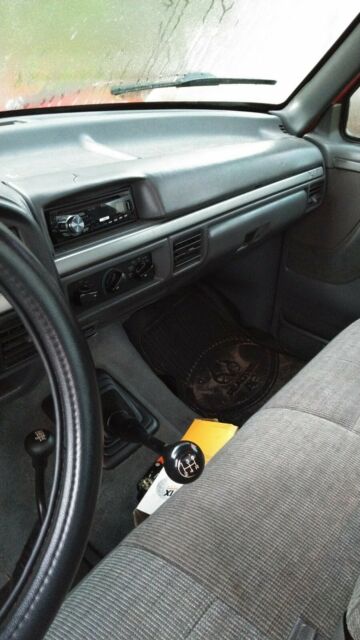 1992 Red Ford F-350 Cab & Chassis