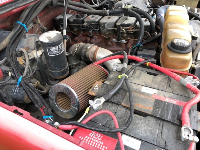 1992 Red Ford F-250 Extended Cab Pickup