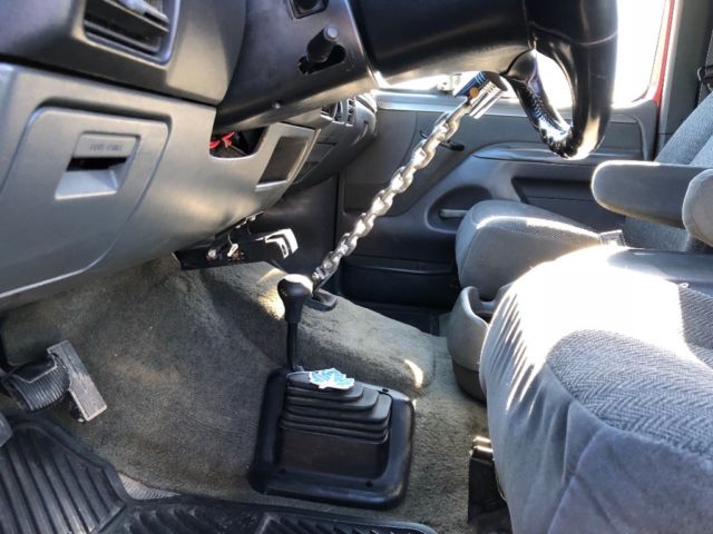 1992 Red Ford F-250 Extended Cab Pickup