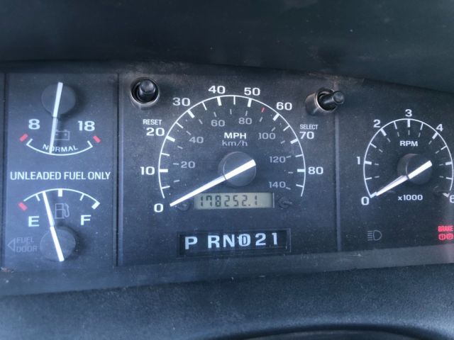 1992 Red Ford F-250 Extended Cab Pickup