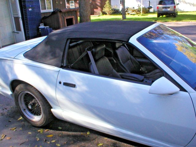 1992 White Pontiac Firebird Convertible