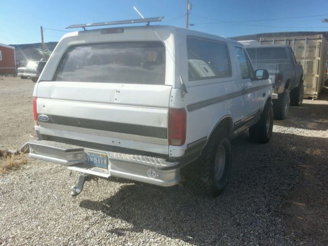 1992 White Ford Bronco