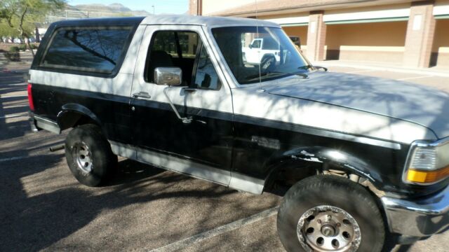 1992 Black Ford Bronco Convertible