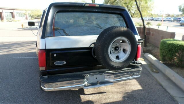 1992 Black Ford Bronco Convertible