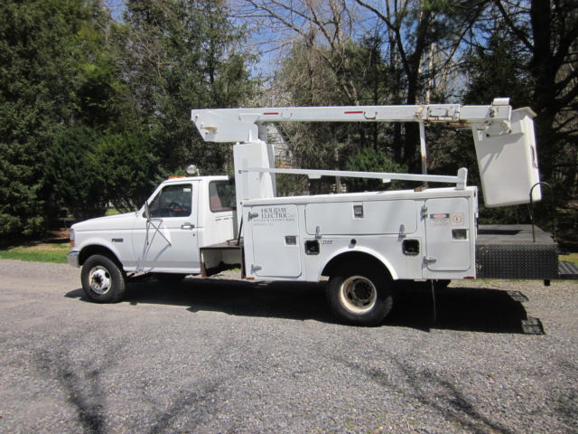 1992 White Ford F-350 Cab &- Chassis